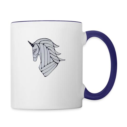 Unicorn Trojan horse - Contrast Coffee Mug