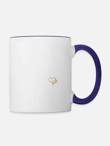 You Are The Best Thing To Ever Happen To Me - Contrast Coffee Mug - white/cobalt blue