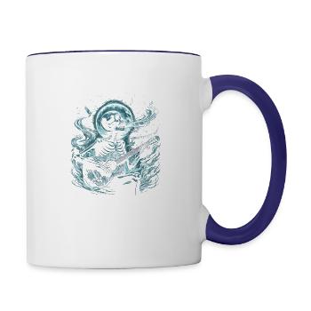 Mystical Moonlight Serenade Tee - Contrast Coffee Mug - white/cobalt blue - Right
