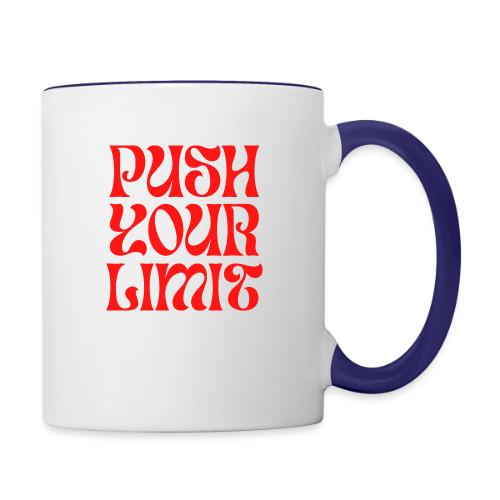 Push Your Limit - Contrast Coffee Mug