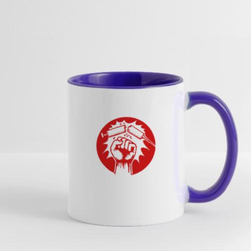 No Vaccine - Contrast Coffee Mug