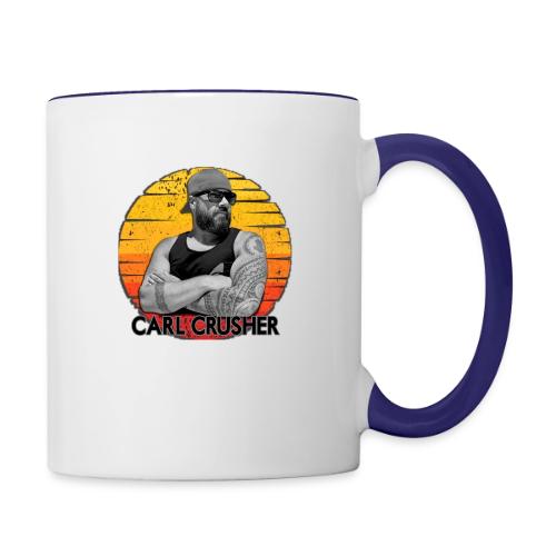 Carl Crusher Sunset Circle - Contrast Coffee Mug
