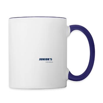 Dollar Junior's - Contrast Coffee Mug - white/cobalt blue - Right