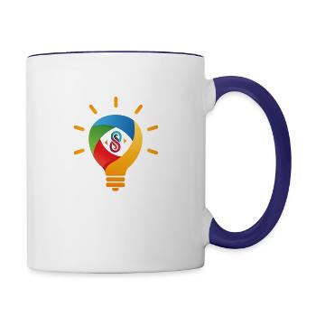 Smart Idea - Contrast Coffee Mug - white/cobalt blue - Right