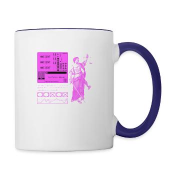ANCIENT BRAND: The Brand You Can Trust Classic T-S - Contrast Coffee Mug - white/cobalt blue - Right