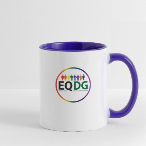 EQDG circle logo - Contrast Coffee Mug