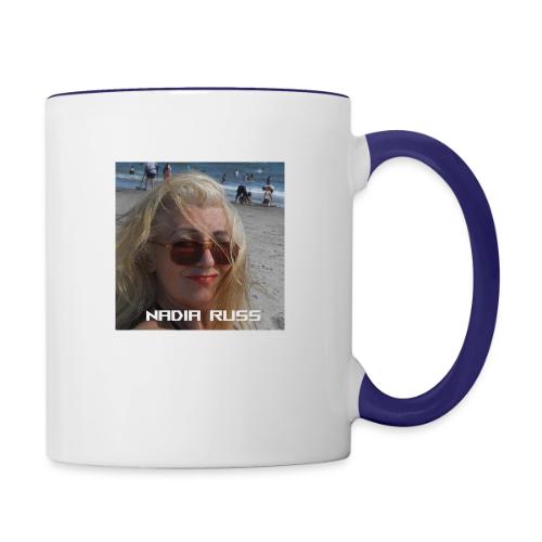 Merchandse with Nadia Russ pic - Contrast Coffee Mug