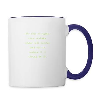 original - Contrast Coffee Mug - white/cobalt blue - Right