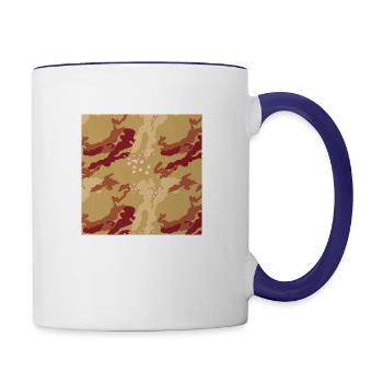 Camo - Contrast Coffee Mug - white/cobalt blue - Right