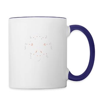 Boo Boo Crew - Contrast Coffee Mug - white/cobalt blue - Right