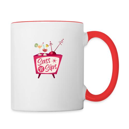 SassnSips simple - Contrast Coffee Mug