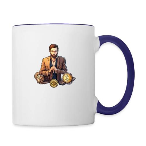 BTC MAN - Contrast Coffee Mug