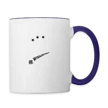 Mono Loco Guatemala - Contrast Coffee Mug - white/cobalt blue - Right