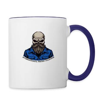 IBA Blue Collar - Contrast Coffee Mug - white/cobalt blue - Right