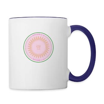 You are the light of the world - Contrast Coffee Mug - white/cobalt blue - Right