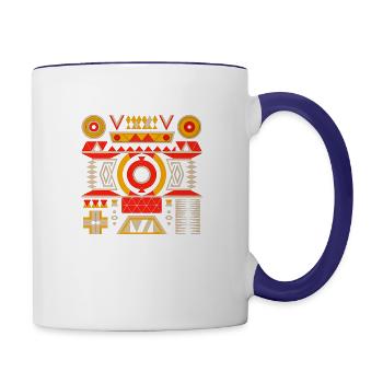 Classic decoration - Contrast Coffee Mug - white/cobalt blue - Right