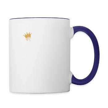 Future Millionaire In Progress T-Shirt - Contrast Coffee Mug - white/cobalt blue - Right
