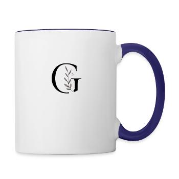 G design - Contrast Coffee Mug - white/cobalt blue - Right