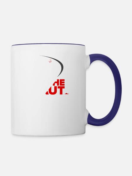 Seedhe Maut T Shirt White Logo - Contrast Coffee Mug - white/cobalt blue