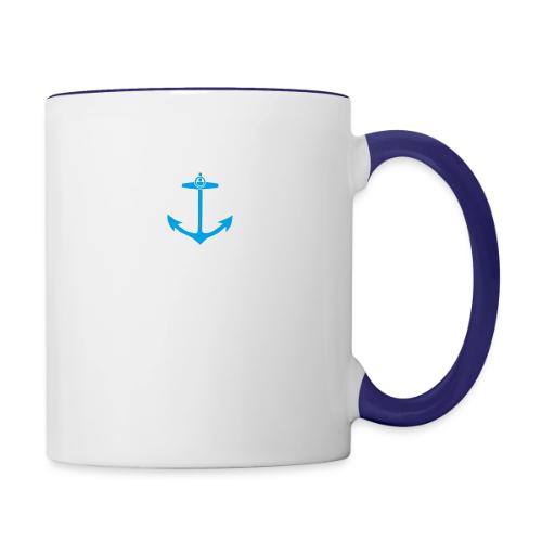 M B Logo White Stars Branded - Contrast Coffee Mug