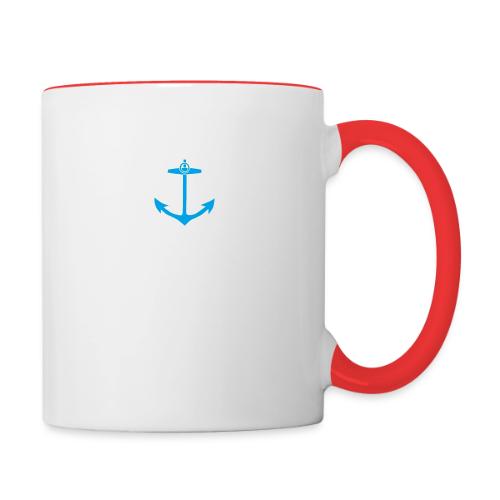 M B Logo White Stars Branded - Contrast Coffee Mug