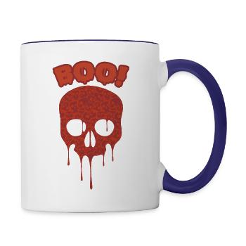 Boo - Contrast Coffee Mug - white/cobalt blue - Right