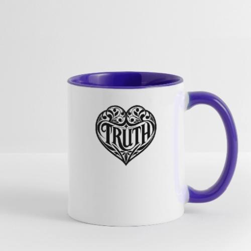 TRUTH in HEART - Contrast Coffee Mug