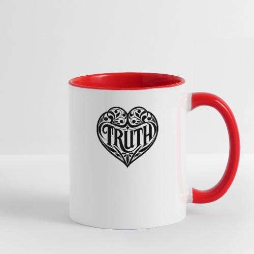 TRUTH in HEART - Contrast Coffee Mug