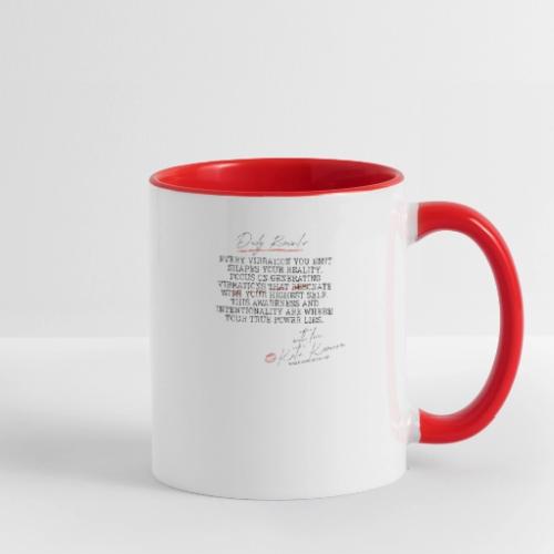 Daily Reminders 1 - Contrast Coffee Mug