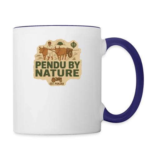 Pendu By Nature, Est. Punjab, rustic - Contrast Coffee Mug