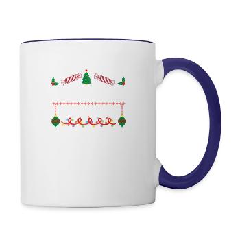 Most Likely Taking To Be The Cutest - Contrast Coffee Mug - white/cobalt blue - Right