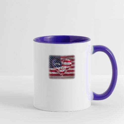 1776-2026 | 250 Years USA - Contrast Coffee Mug