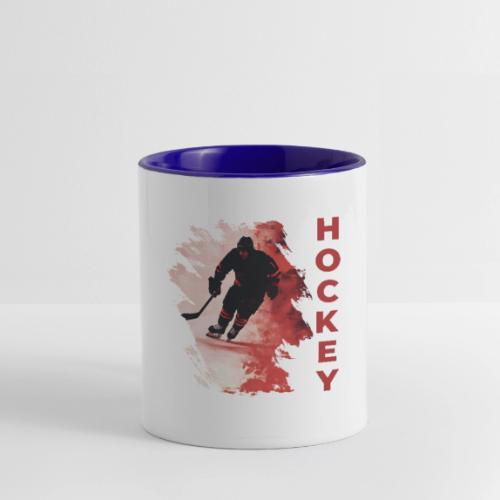 Hockey Fire - Contrast Coffee Mug