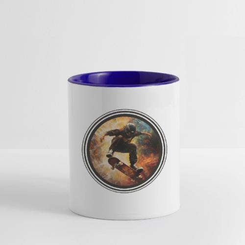 Skateboarding Flow - Contrast Coffee Mug