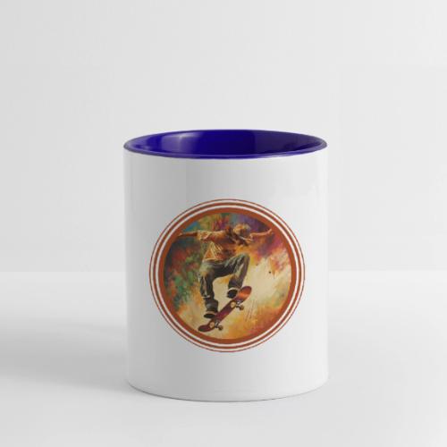 Skateboarding Mode On - Contrast Coffee Mug