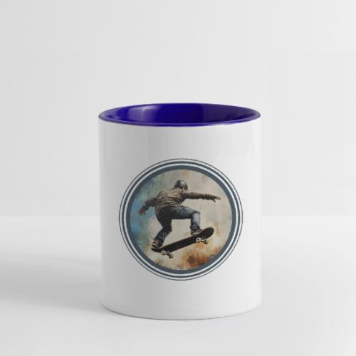 Skateboarding Energy - Contrast Coffee Mug