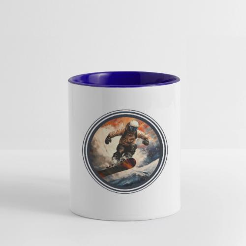 Snowboarding Elevation - Contrast Coffee Mug