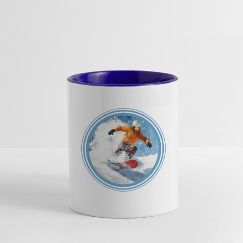 Snowboarding Edge - Contrast Coffee Mug