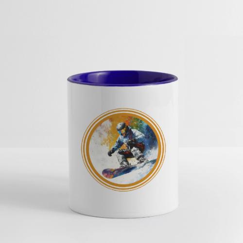 Snowboarding Dreams - Contrast Coffee Mug