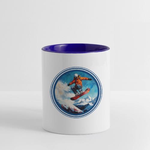 Snowboarding Vibes - Contrast Coffee Mug