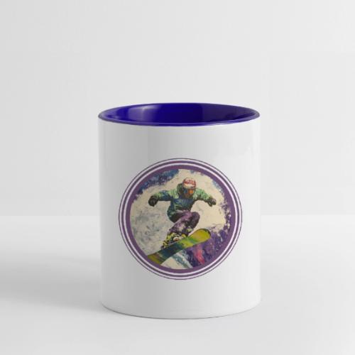 Snowboarding Soul - Contrast Coffee Mug