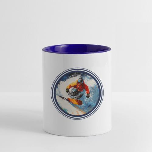 Snowboarding Rebel - Contrast Coffee Mug
