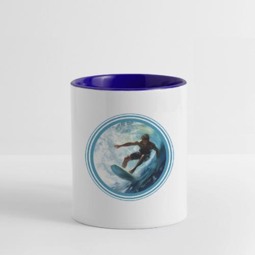 Surfing Freedom - Contrast Coffee Mug