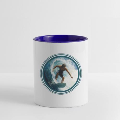 Surfing Horizon - Contrast Coffee Mug