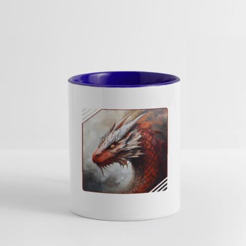 Mystic Dragon Realm - Contrast Coffee Mug
