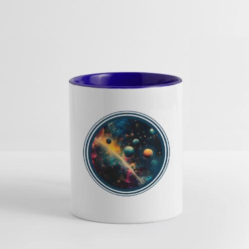 Painted Planetscape - Contrast Coffee Mug