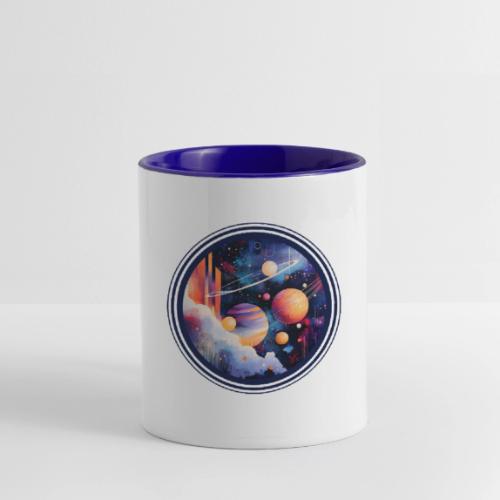 Floating Planetscape - Contrast Coffee Mug