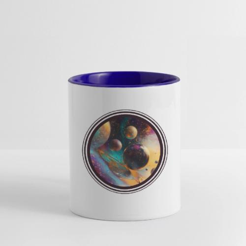 Planets in the Abstract - Contrast Coffee Mug