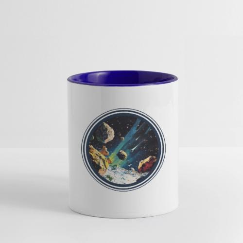 Celestial Collision - Contrast Coffee Mug