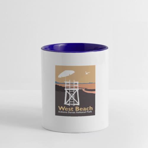 West Beach | Indiana Dunes National Park - Contrast Coffee Mug